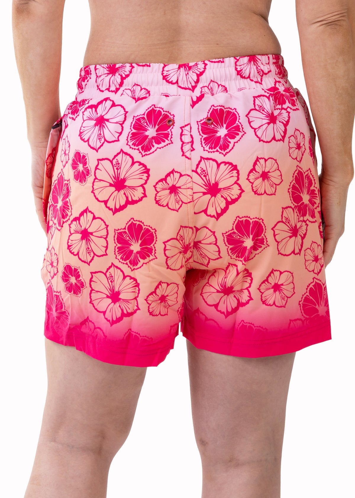 Pedra Women's Swim Shorts with Compression Liner – Pink PGD (350P31B), image 2