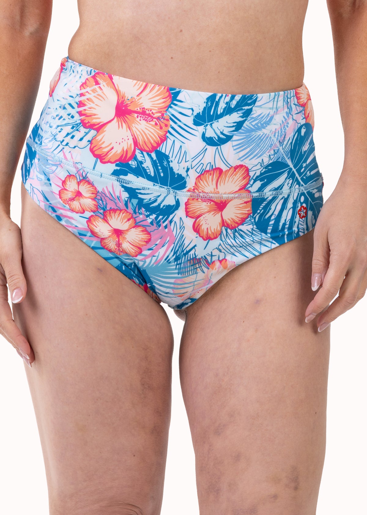 Branca Women's High-Waist Sport Bikini Bottom – Green (687P23), image 1